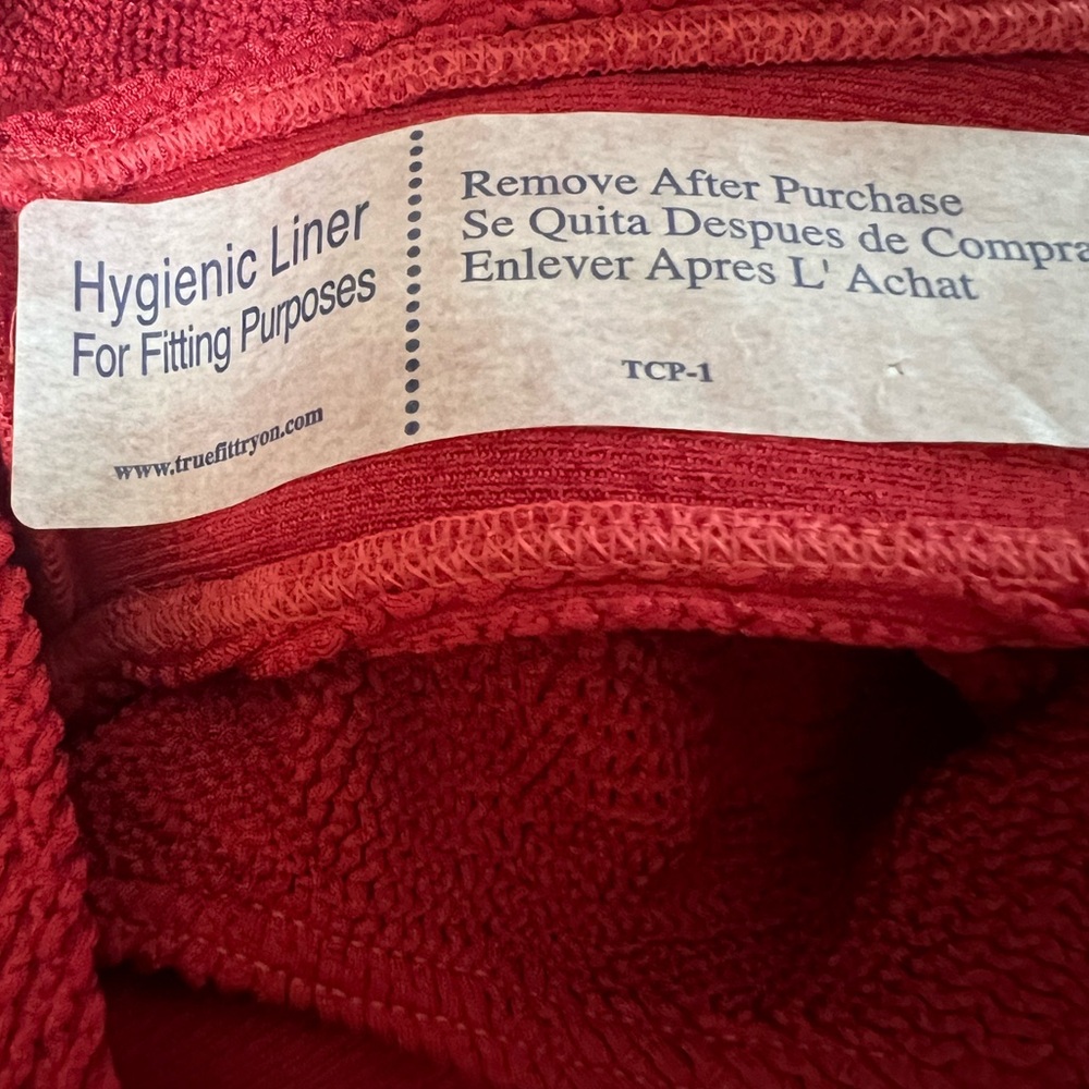 Bond-Eye Australian ‘Baywatch Red’/Blood Orange Shimmer One-Piece Swimsuit, NWT - Picture 9 of 16